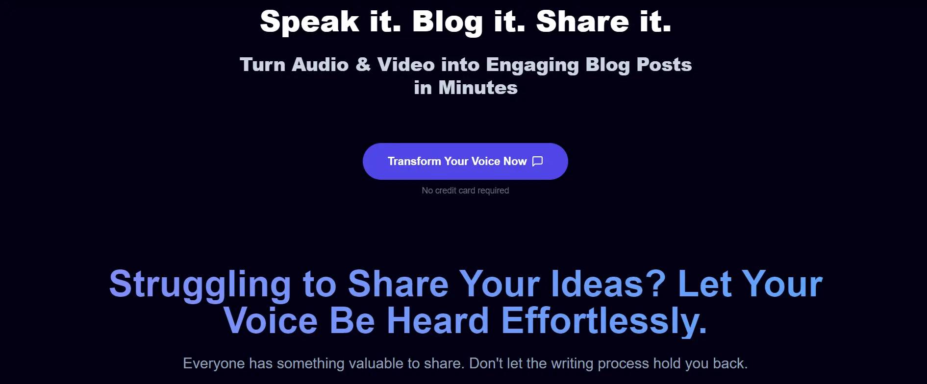 voiceblogify