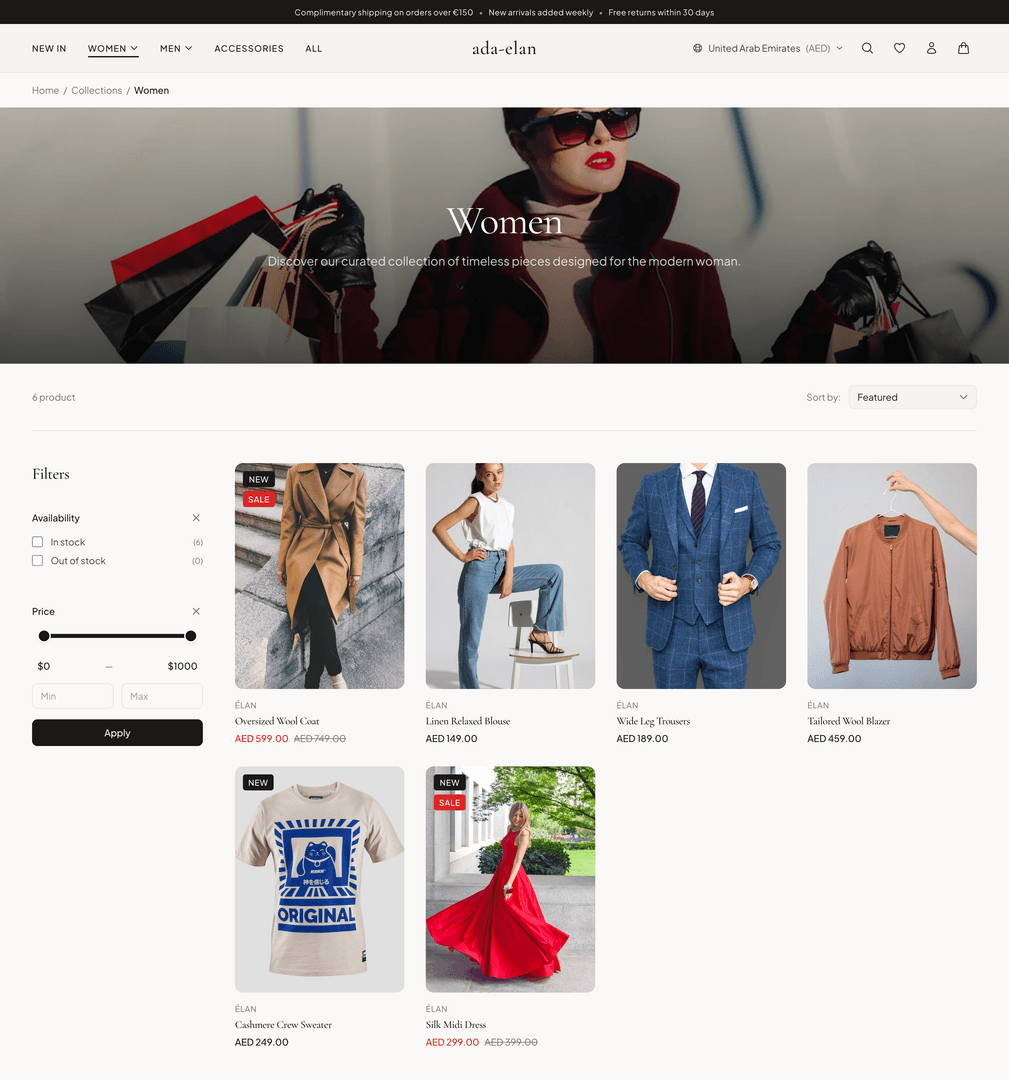 Ada - Premium Shopify Hydrogen Starter Kit image 4