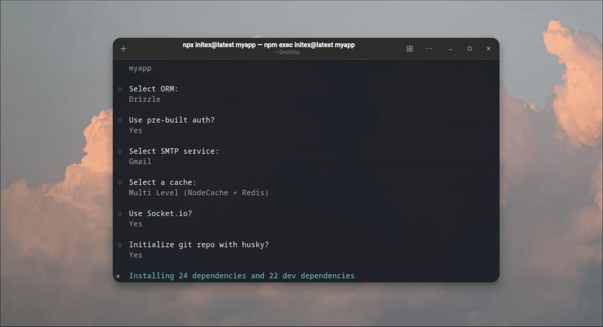 Initex - Scaffold Your Backend image 2
