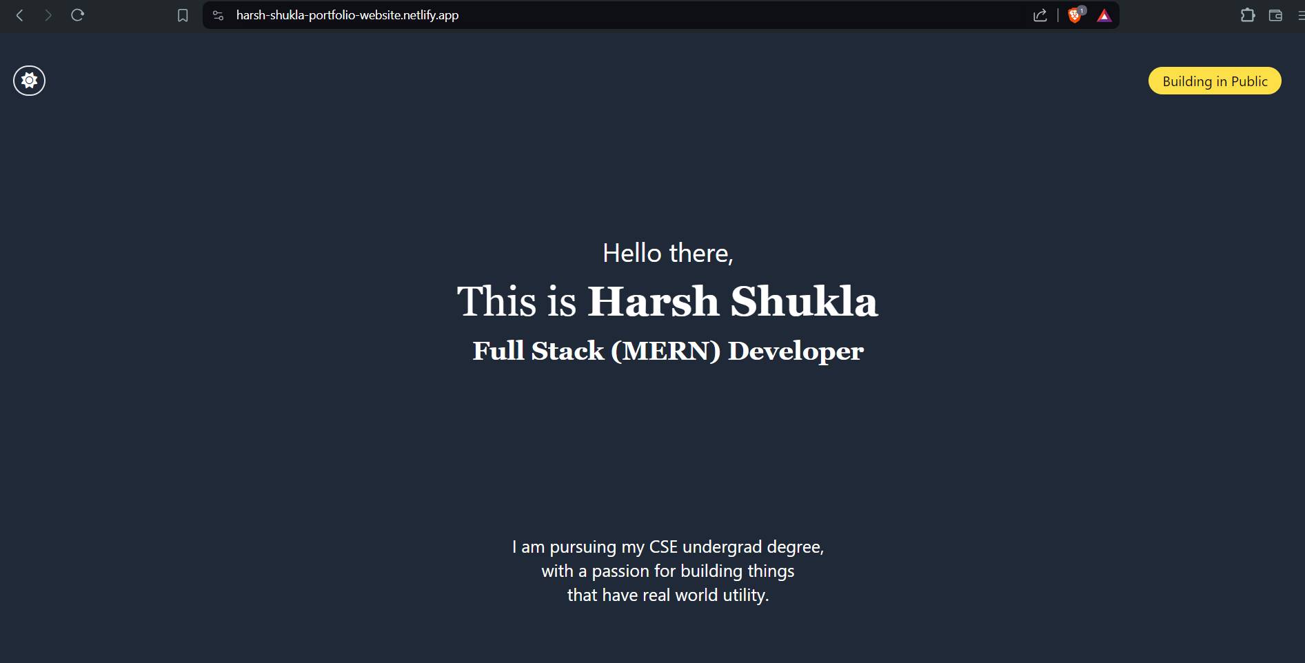 Portfolio Website