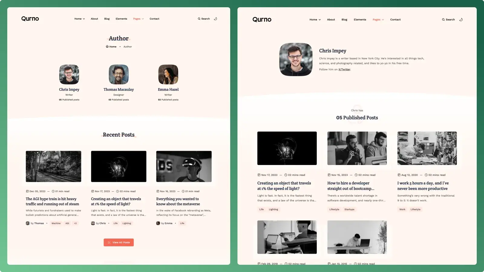 Astrojs Blog Theme image 2