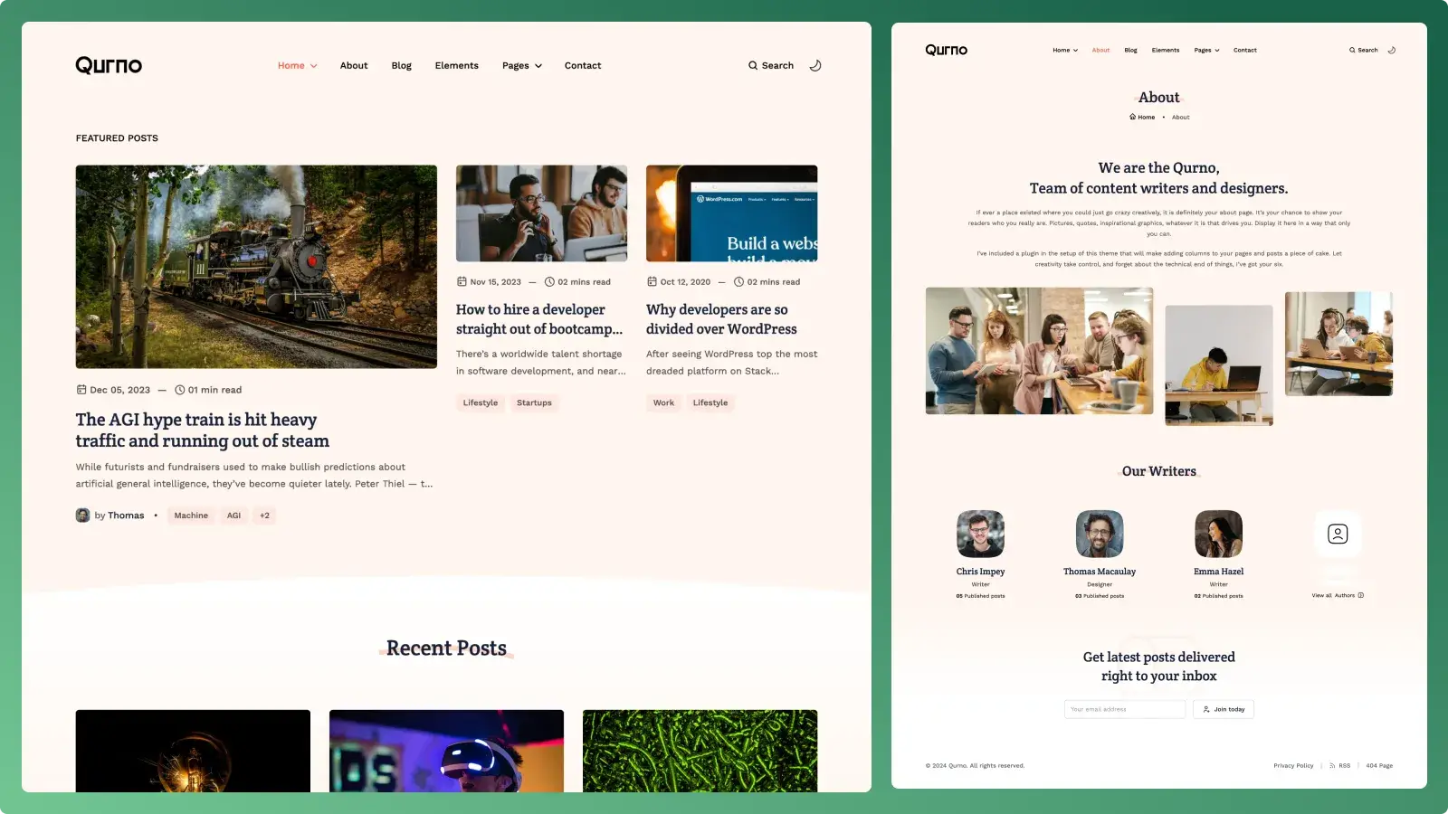 Astrojs Blog Theme image 3