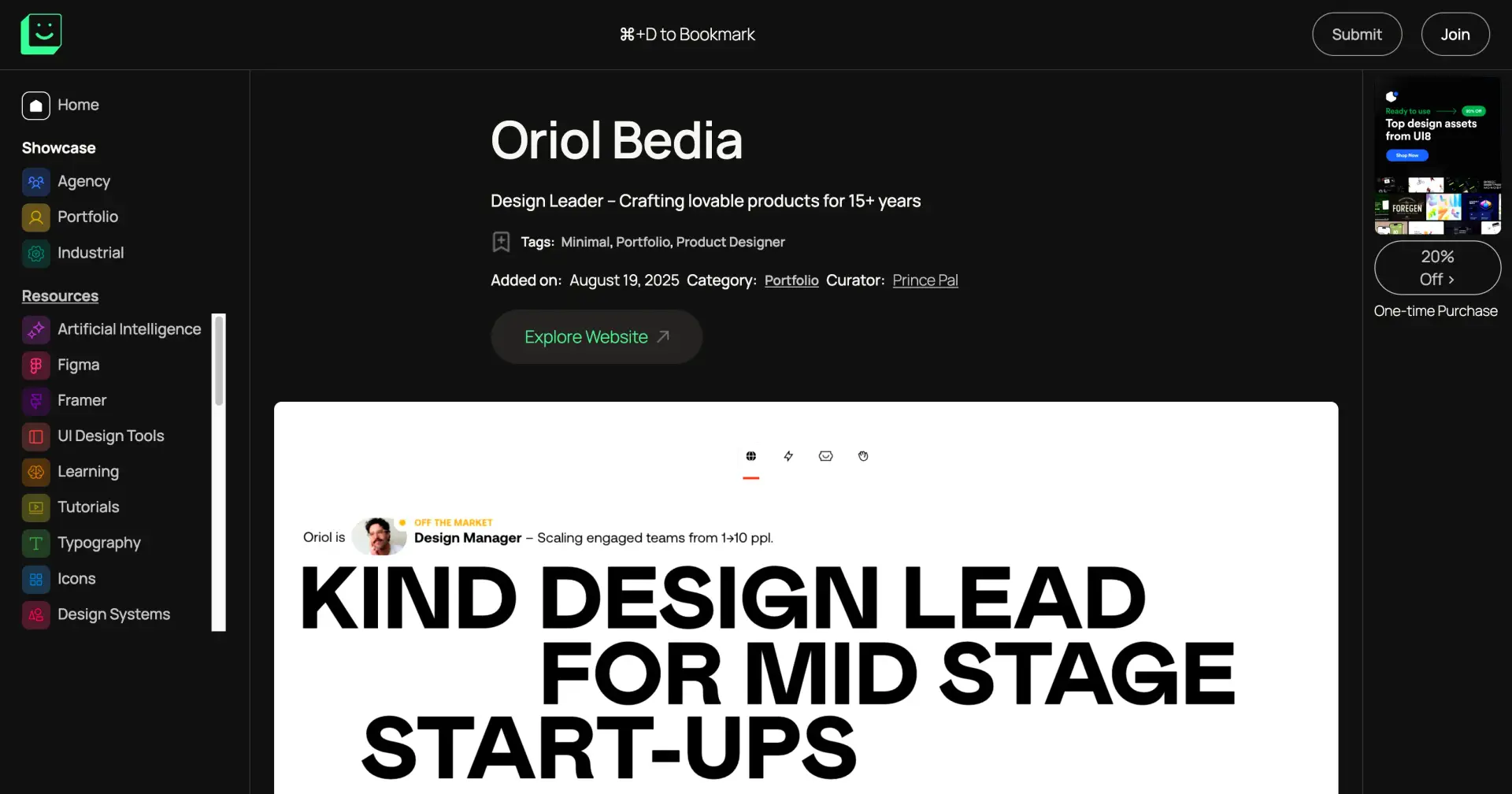Portfolio Featured - Oriol Bedia