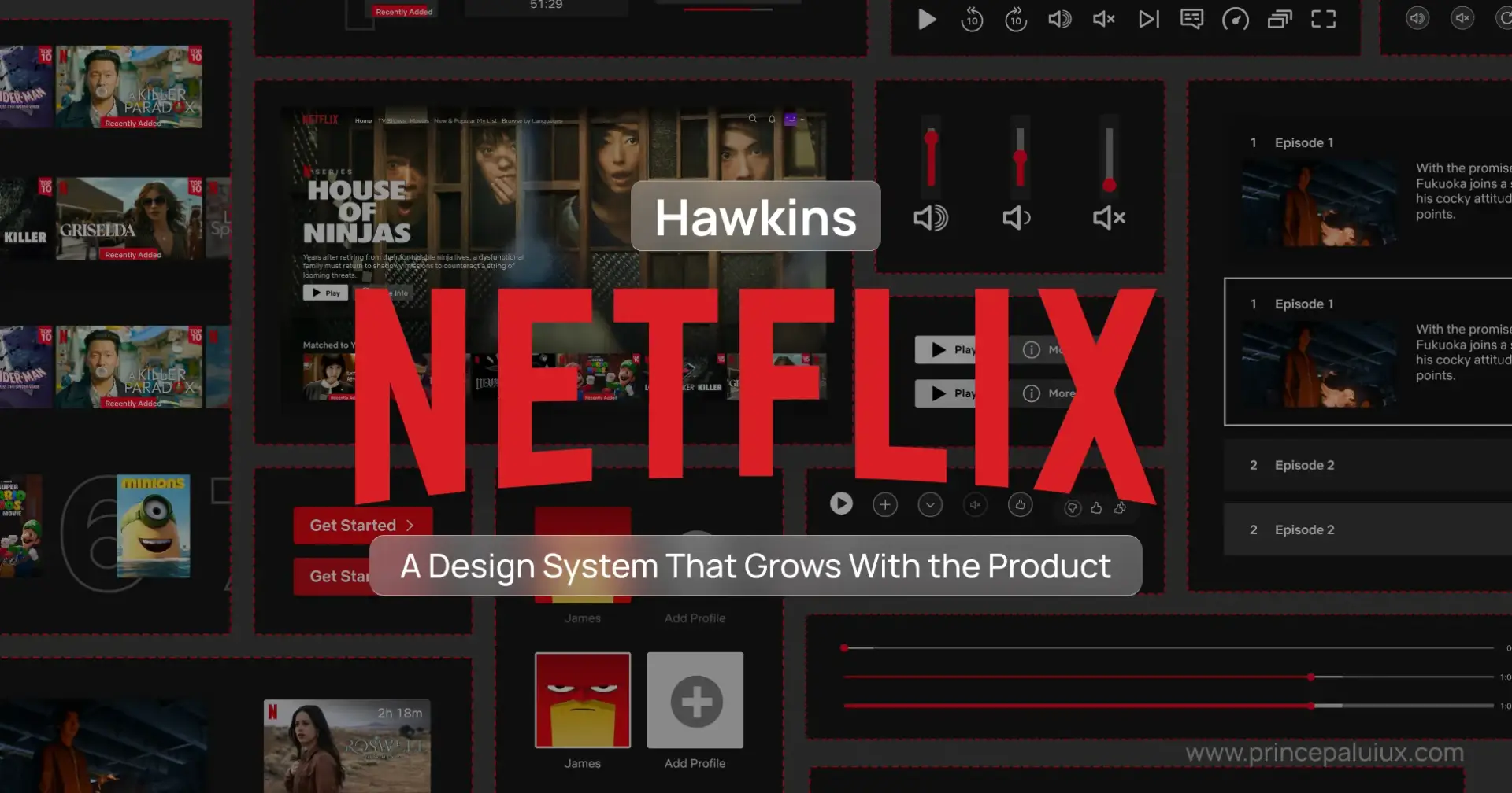 🎬 Netflix Design system - Hawkins