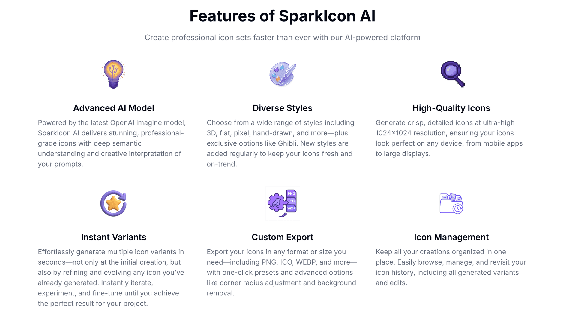 SparkIcon AI screenshot 1