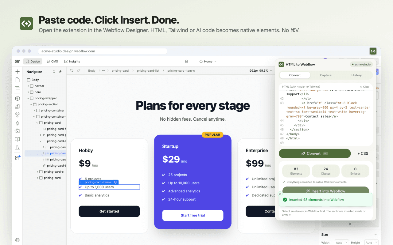 HTML to Webflow image 2