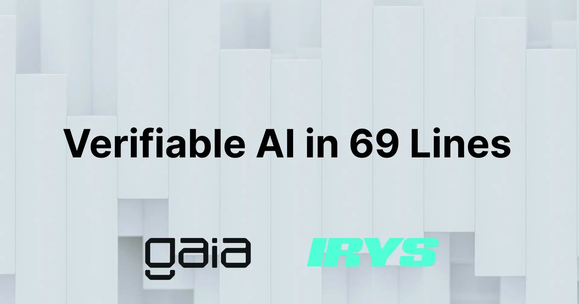 Verifiable AI in 69 Lines: Signed Inference on Gaia + Irys