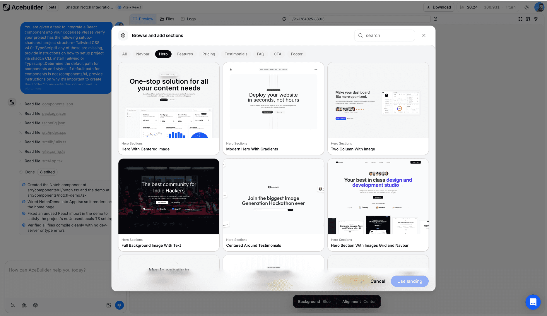 Acebuilder - Build landing pages with AI image 3