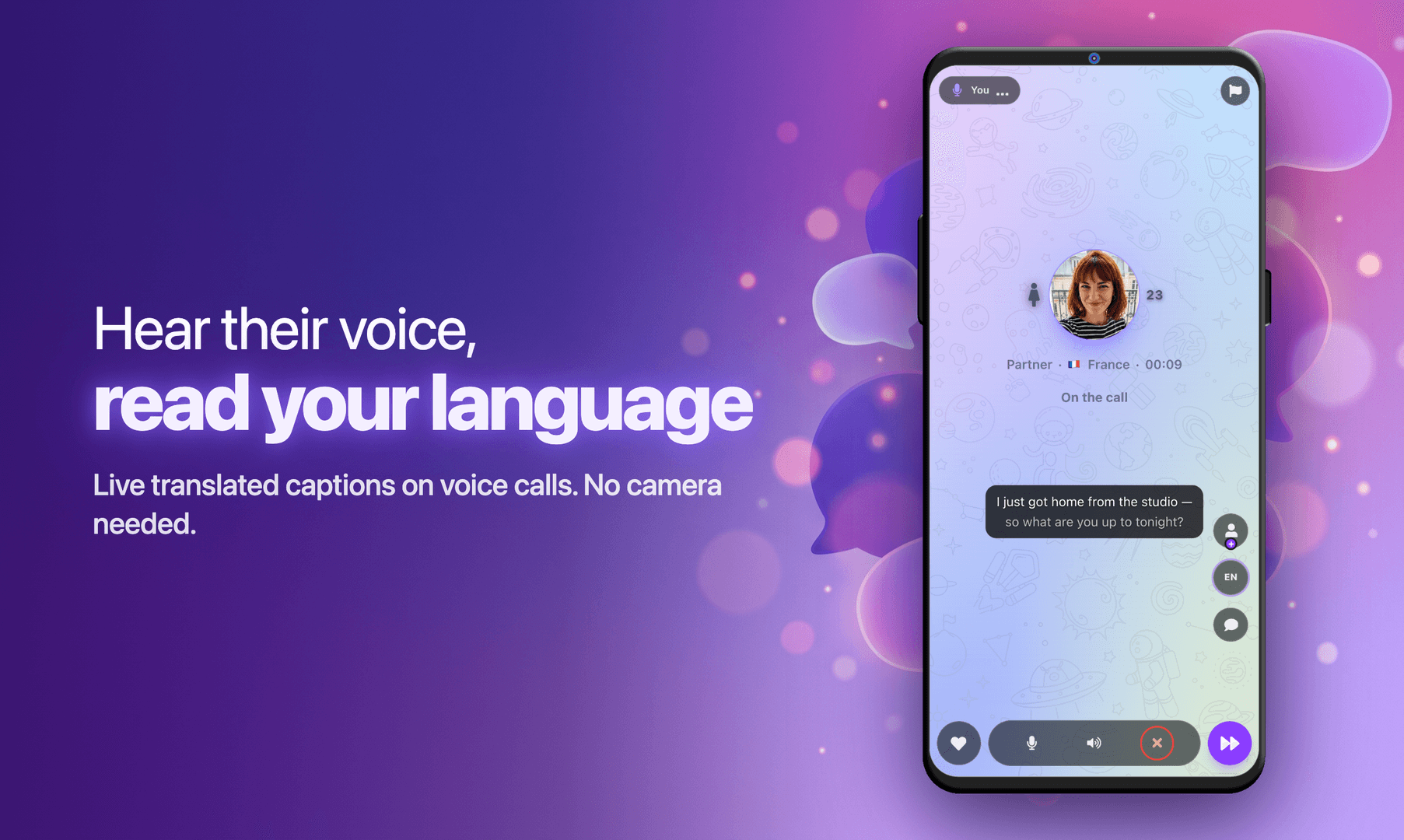 Veilr - random chat with live translation image 4