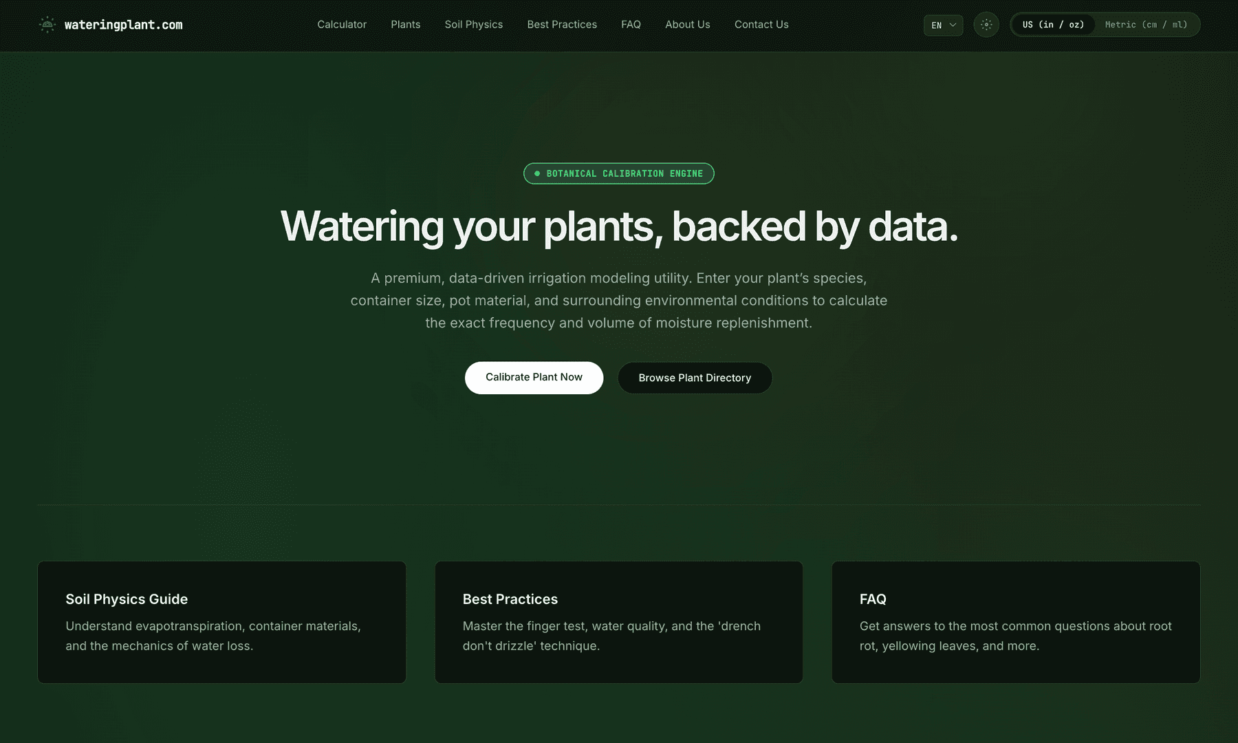 Plant Watering Calculator image 1
