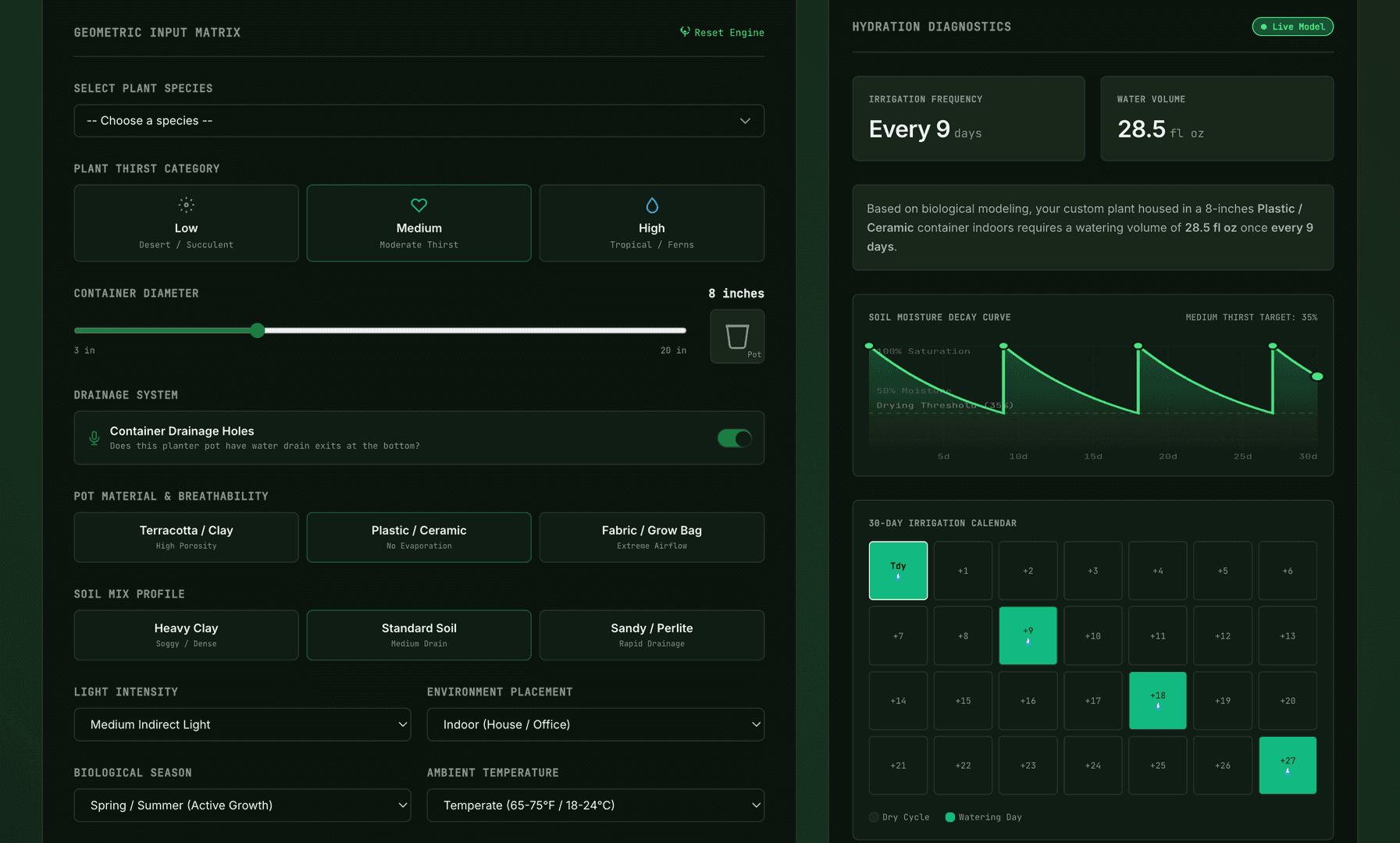 Plant Watering Calculator image 2