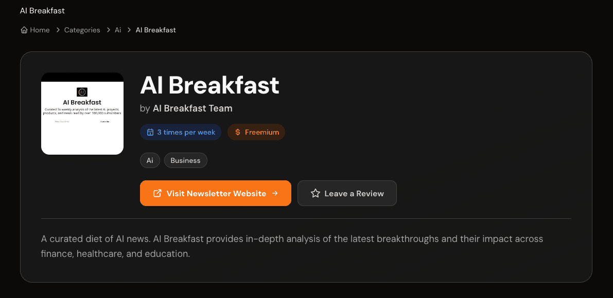 Best Newsletters Directory image 2