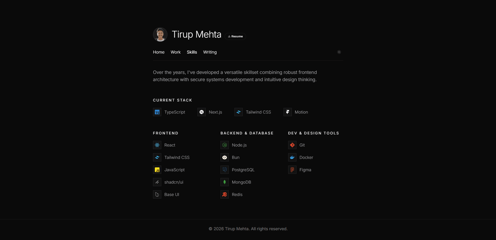 Tirup Mehta | Designer & Developer image 3