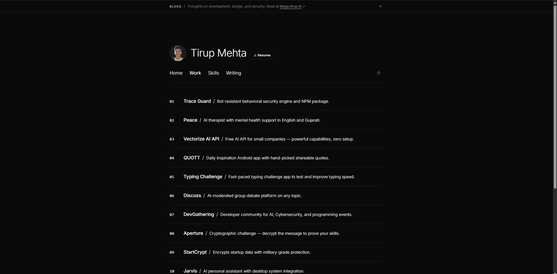 Tirup Mehta | Designer & Developer image 2