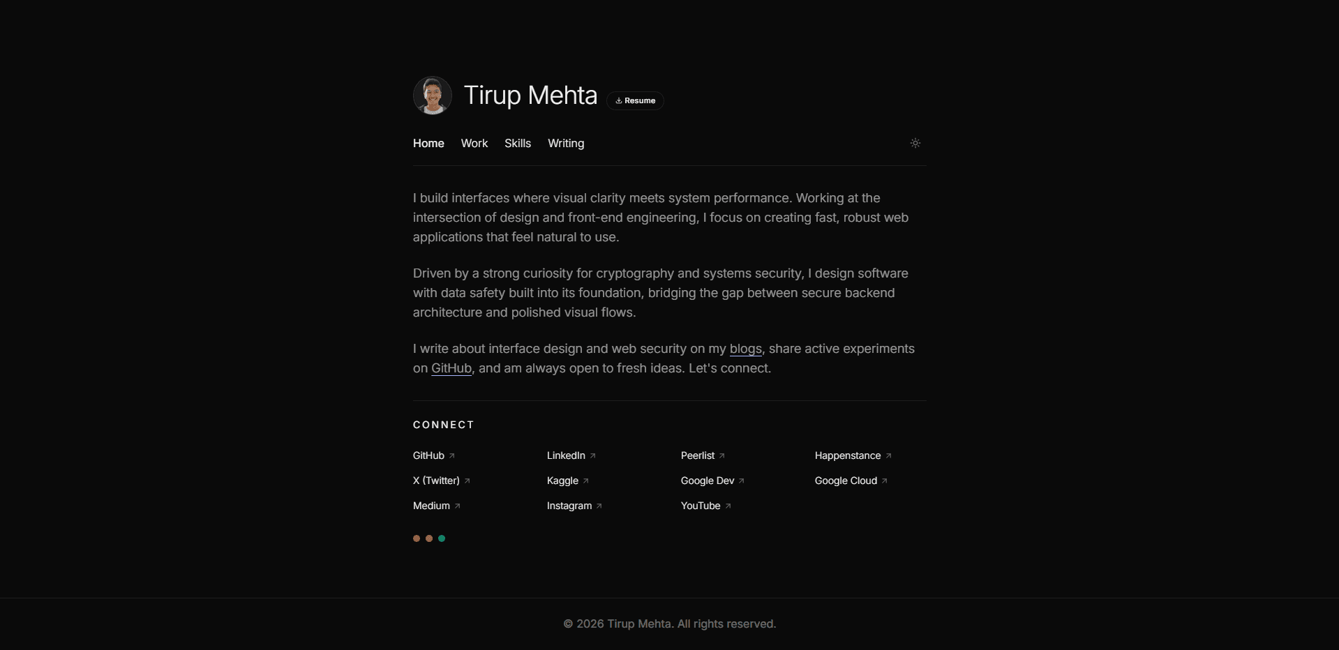 Tirup Mehta | Designer & Developer image 1