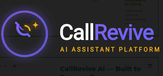 CallRevive AI — AI-PoweredRecovery Platform