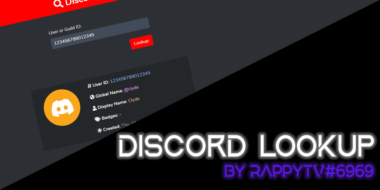 Discord Lookup Tool