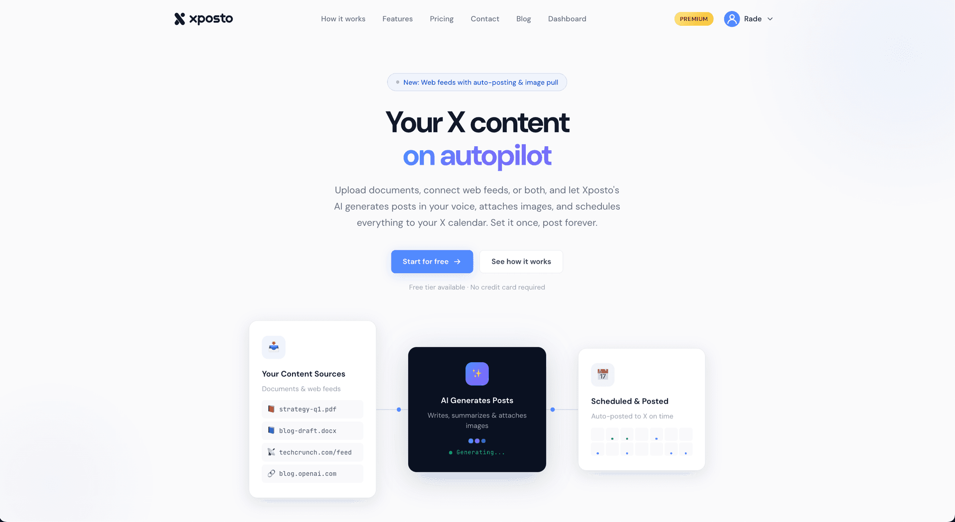 Xposto - AI-Powered X Post Generator image 1