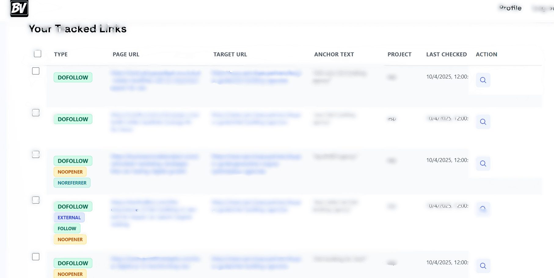 Monitor Backlinks Automatically BacklinkVigil image 1