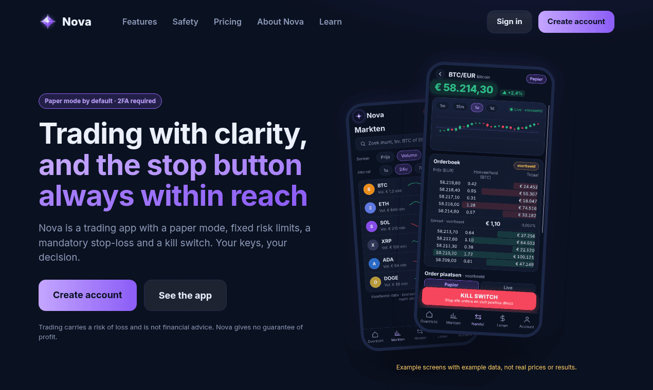 Nova Trading App image 1