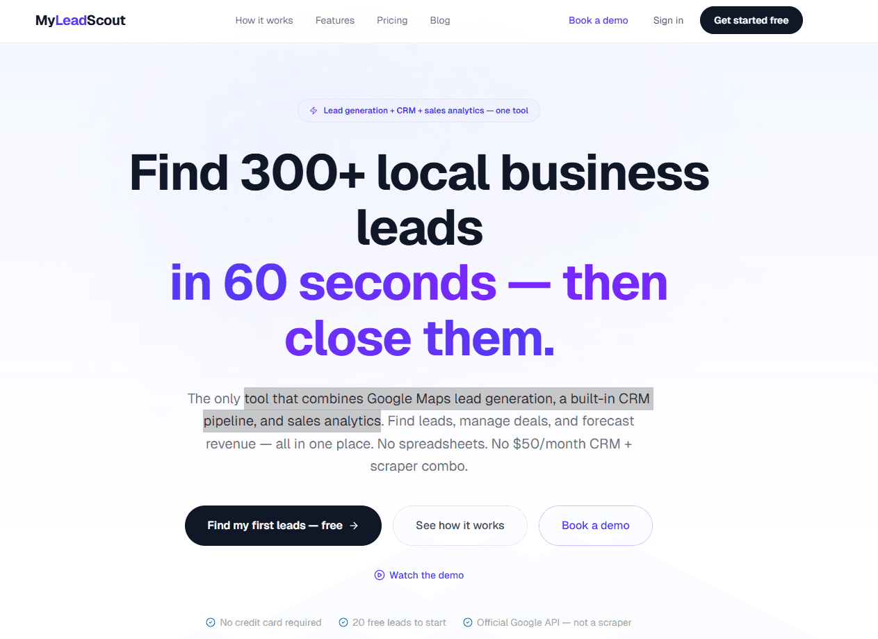 MyLeadScout — Sales Pipeline, Analytics & CRM image 2