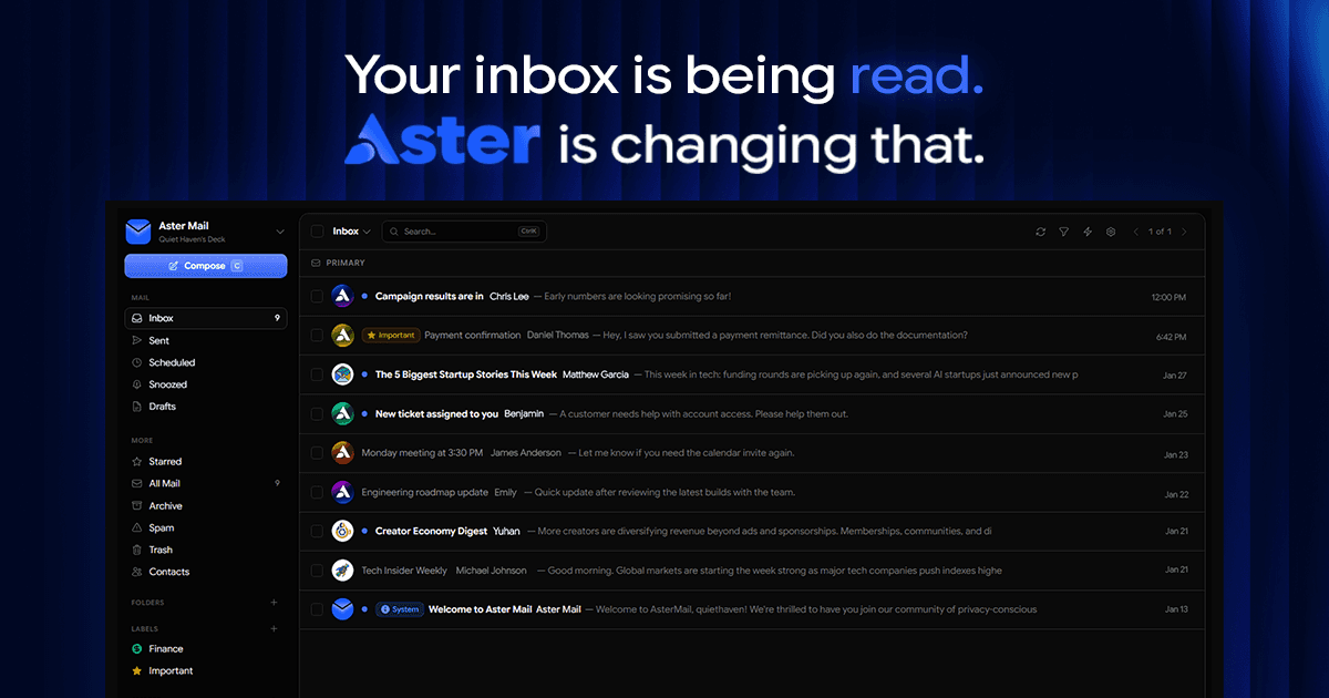 Aster Mail image 1