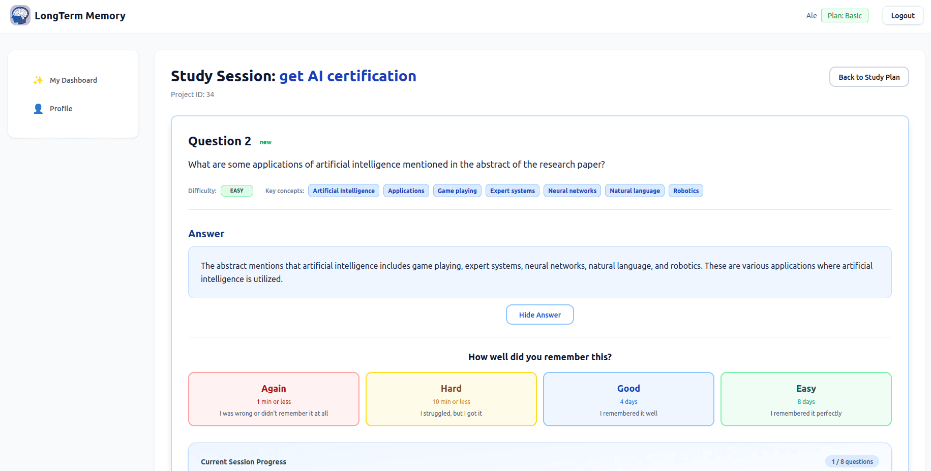 LongTerm Memory - AI-Powered Study image 3