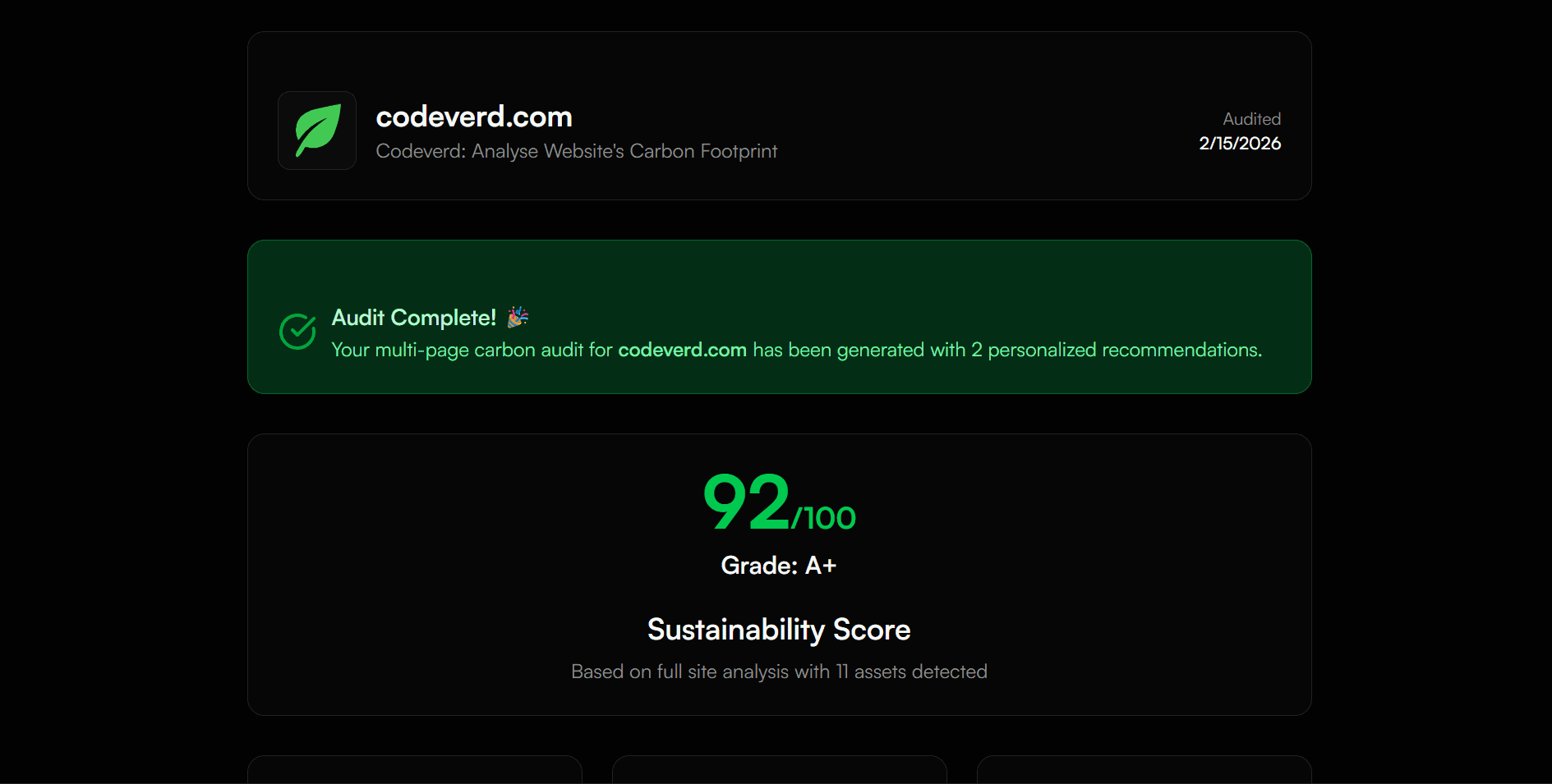 Codeverd: Analyse Website's Carbon Footprint image 5