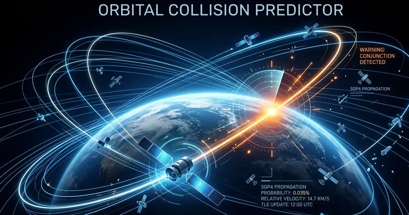 Space is Crowded: Building a Real-Time Satellite Collision Predictor