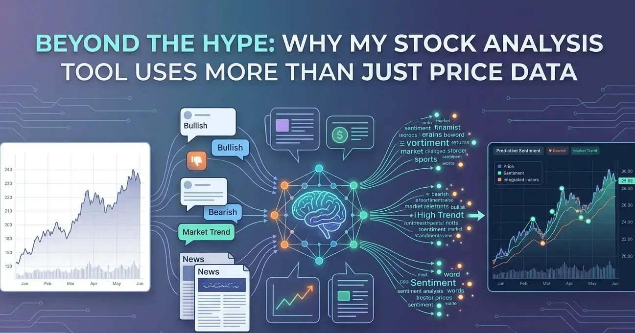 Beyond the Hype—Why My Stock Analysis Tool Uses More Than Just Price Data
