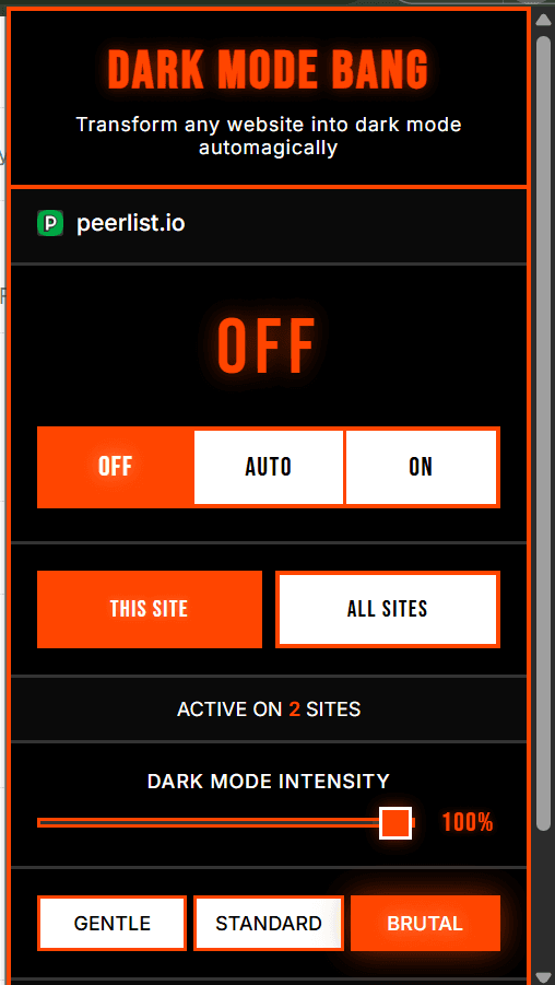 Dark Mode Bang - Universal Dark Theme image 2
