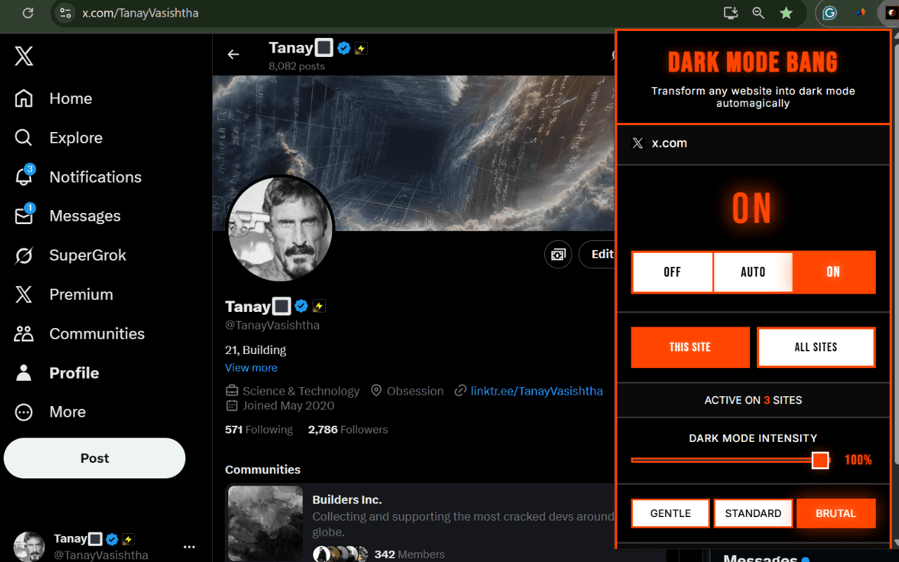 Dark Mode Bang - Universal Dark Theme image 3