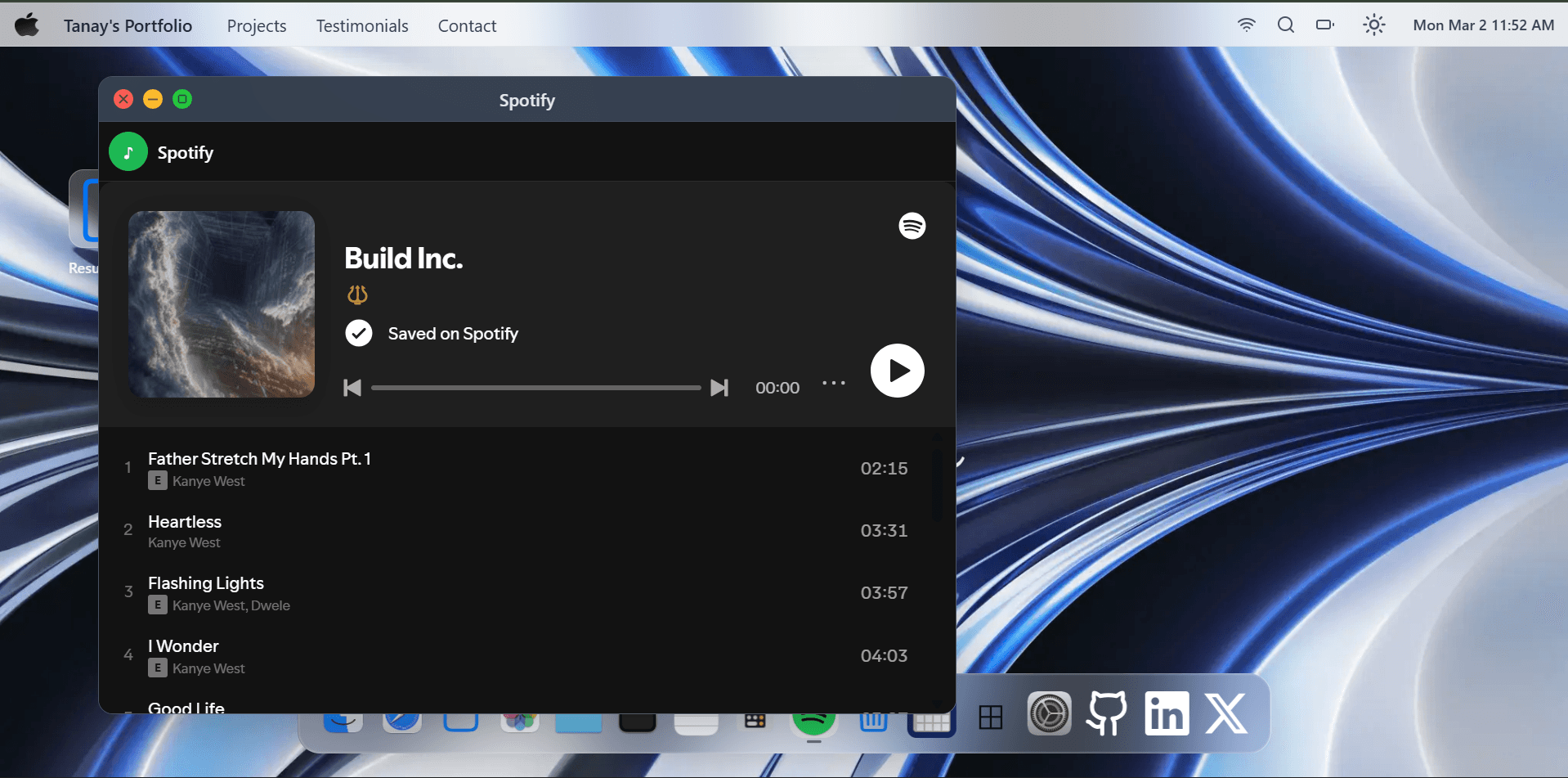 MacOS Theme Portfolio image 3