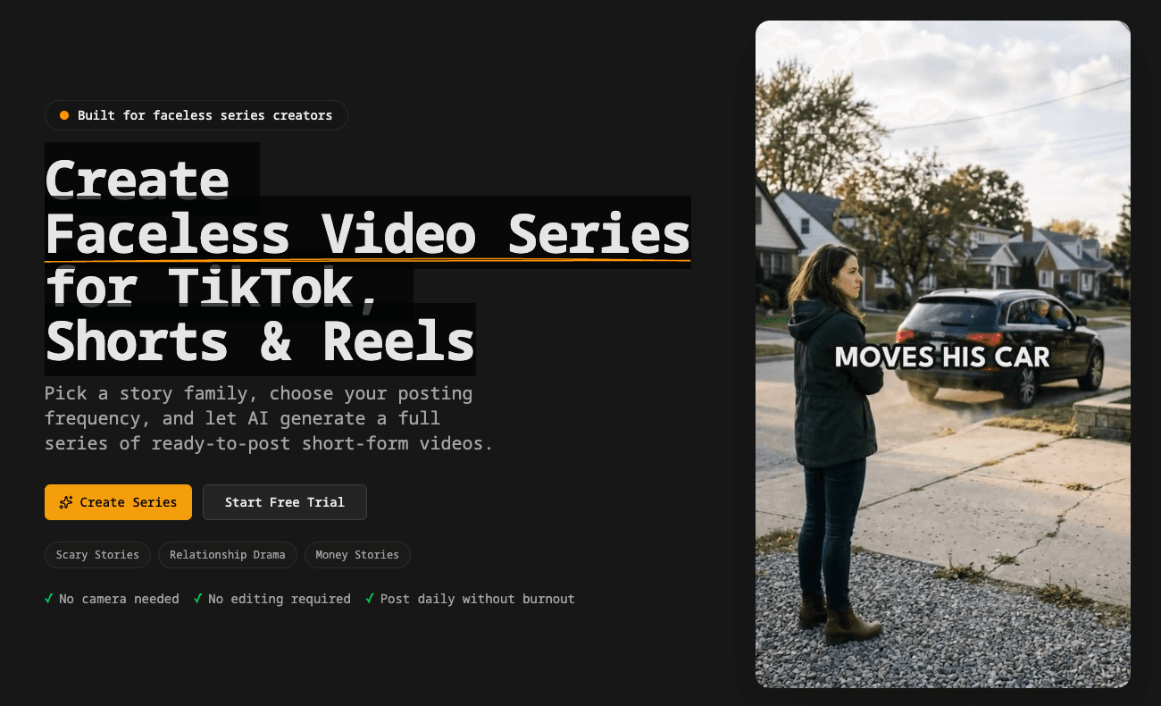AI Faceless Video Generator image 1
