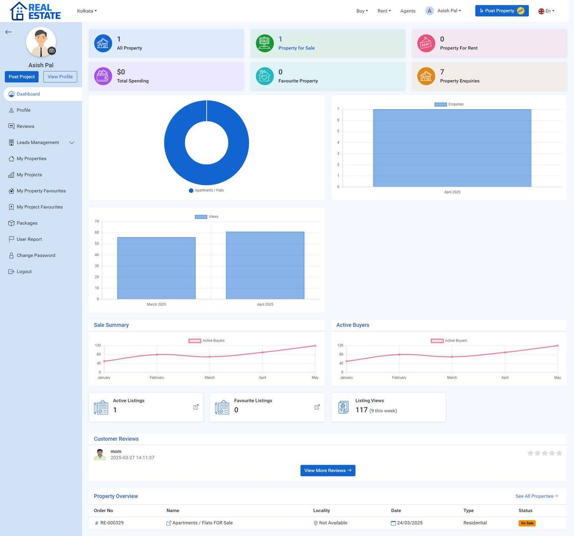 Real Estate Classified script with App image 1