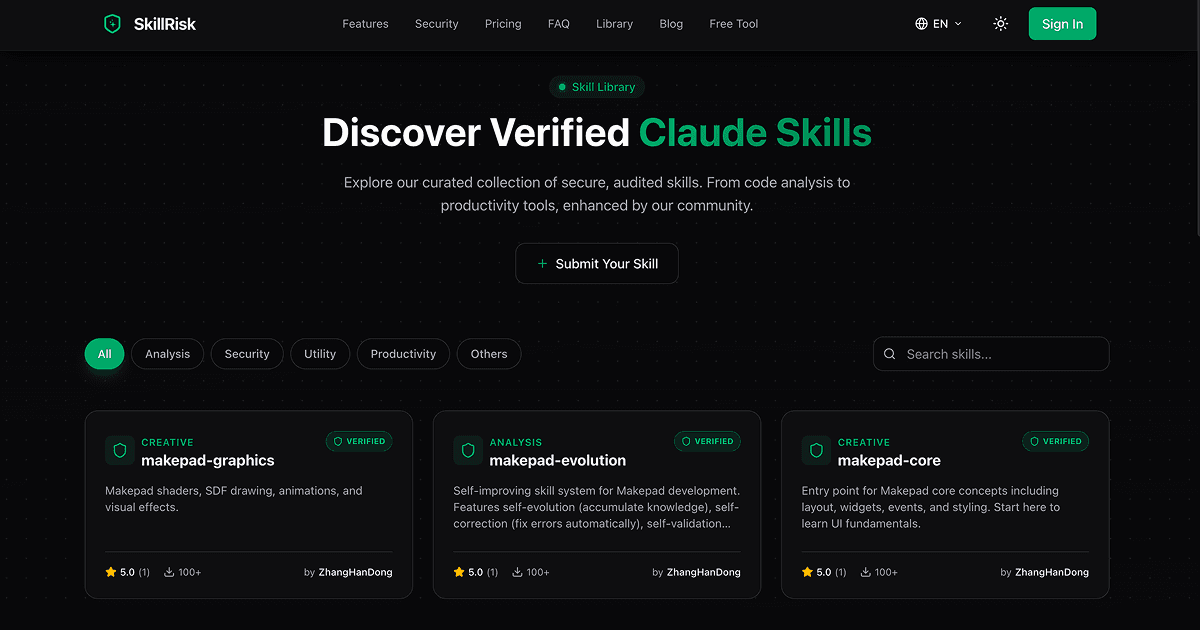 SkillRisk - Free Skill Security Analyzer image 4