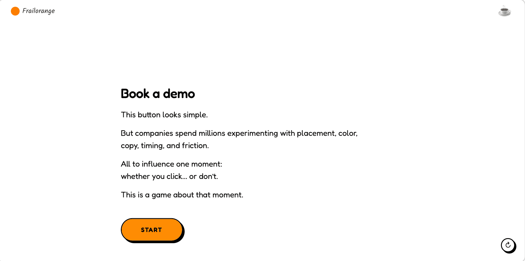 Never-Ending CTA – Prototype image 1