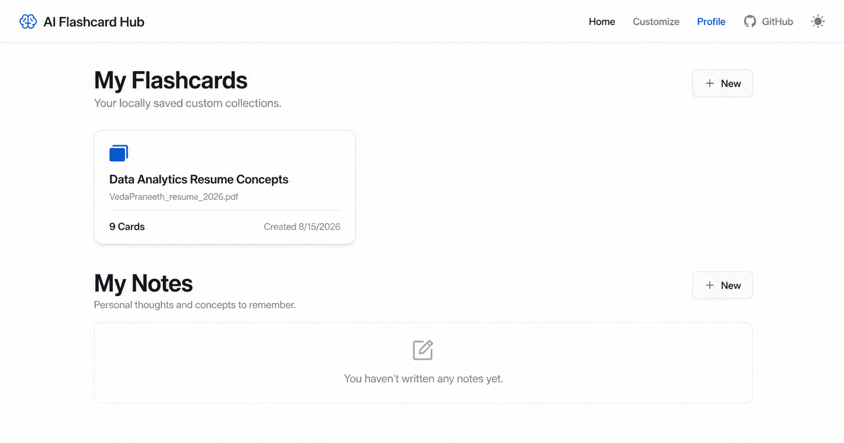 AI Flashcard Hub image 2