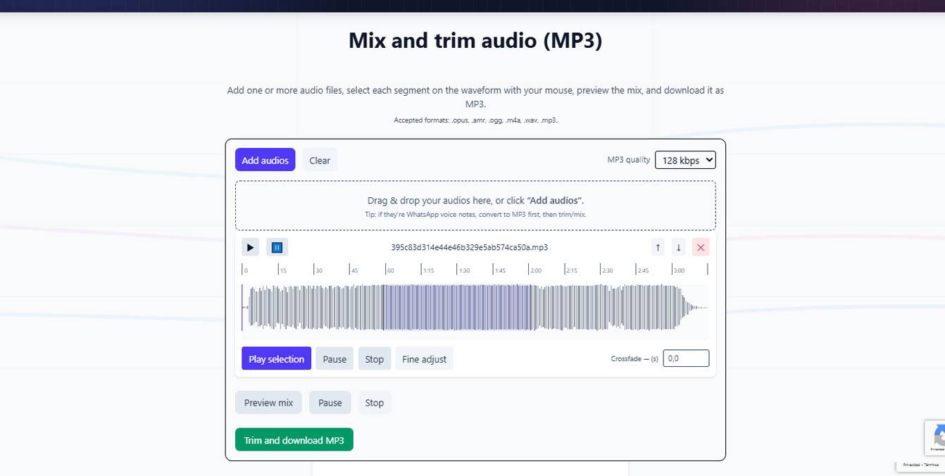 Free, full-stack utility: multitrack mixer, O image 2