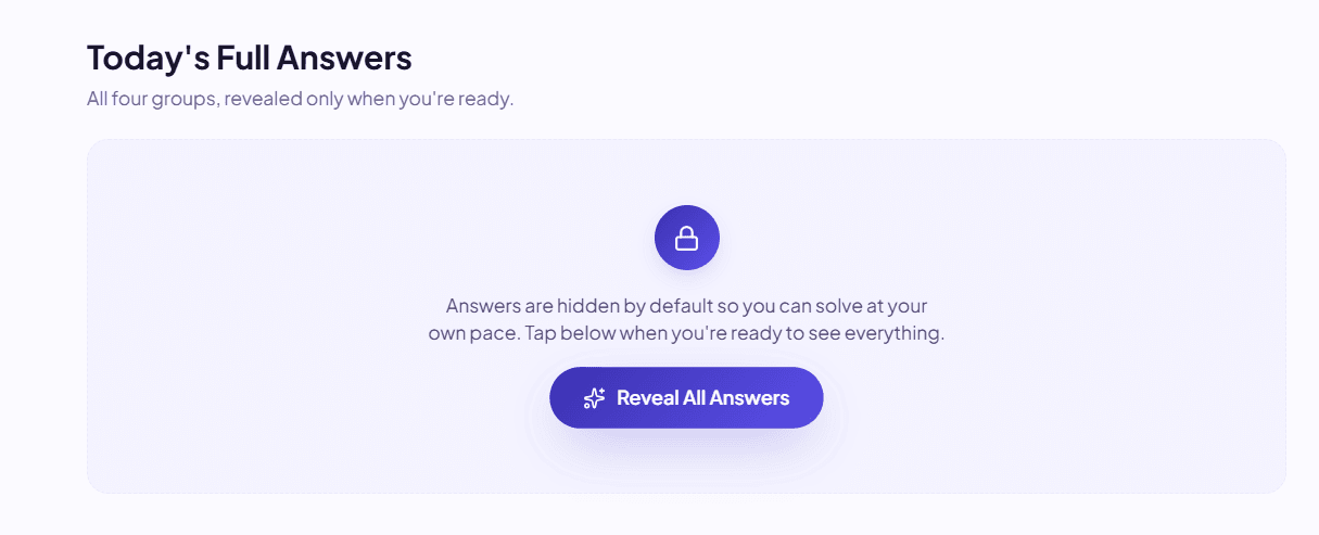 NYT Connections Hints & Answers image 4