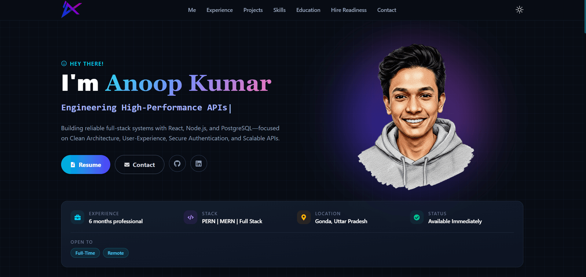 Anoop Kumar — Developer Portfolio image 1