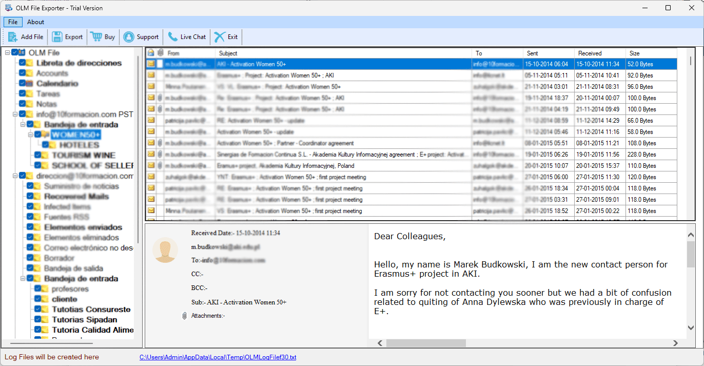 Softaken OLM to PST Converter Software image 3