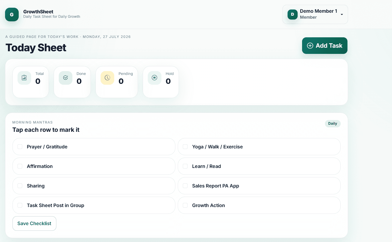 Login - GrowthSheet image 3