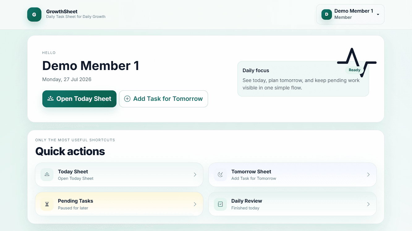 Login - GrowthSheet image 4