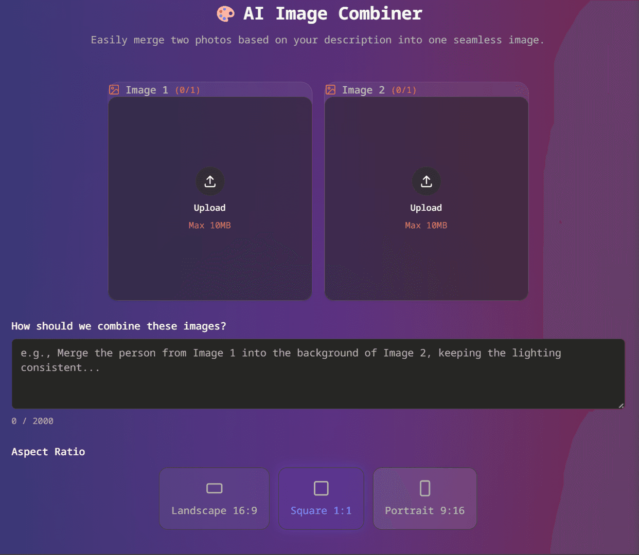 aipicturecombiner. image 1
