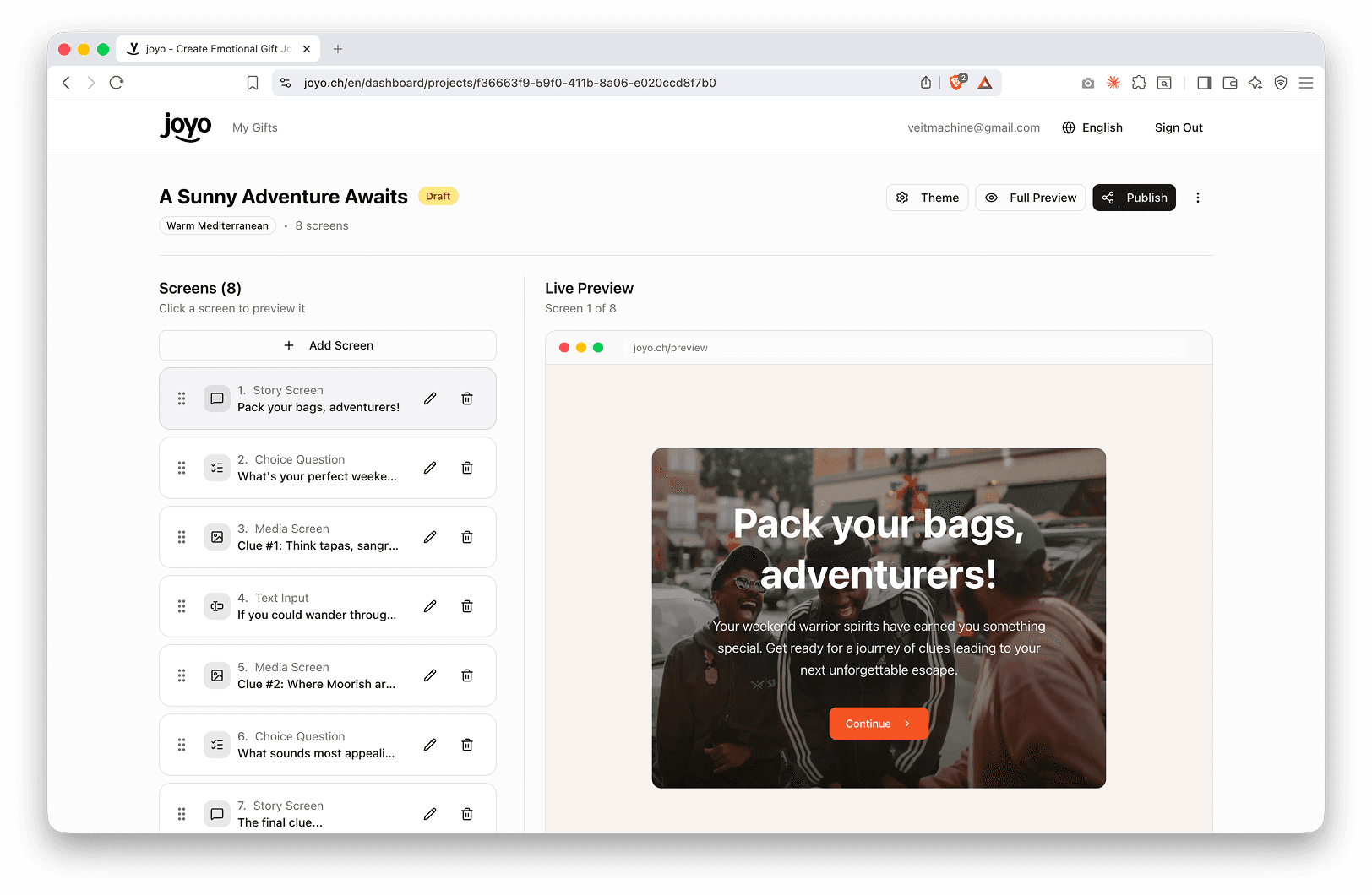joyo - Create Emotional Gift Journeys image 3