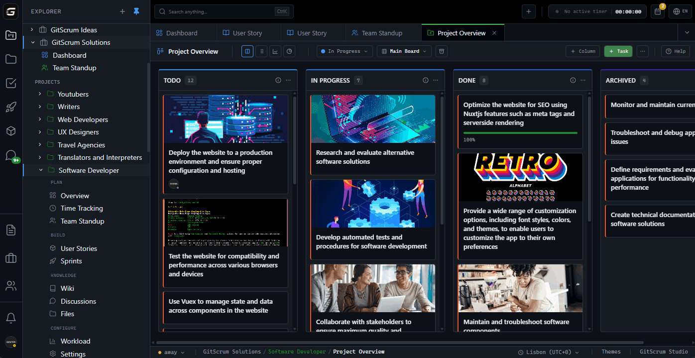 GitScrum -Agency Owners, Developers, Managers image 2