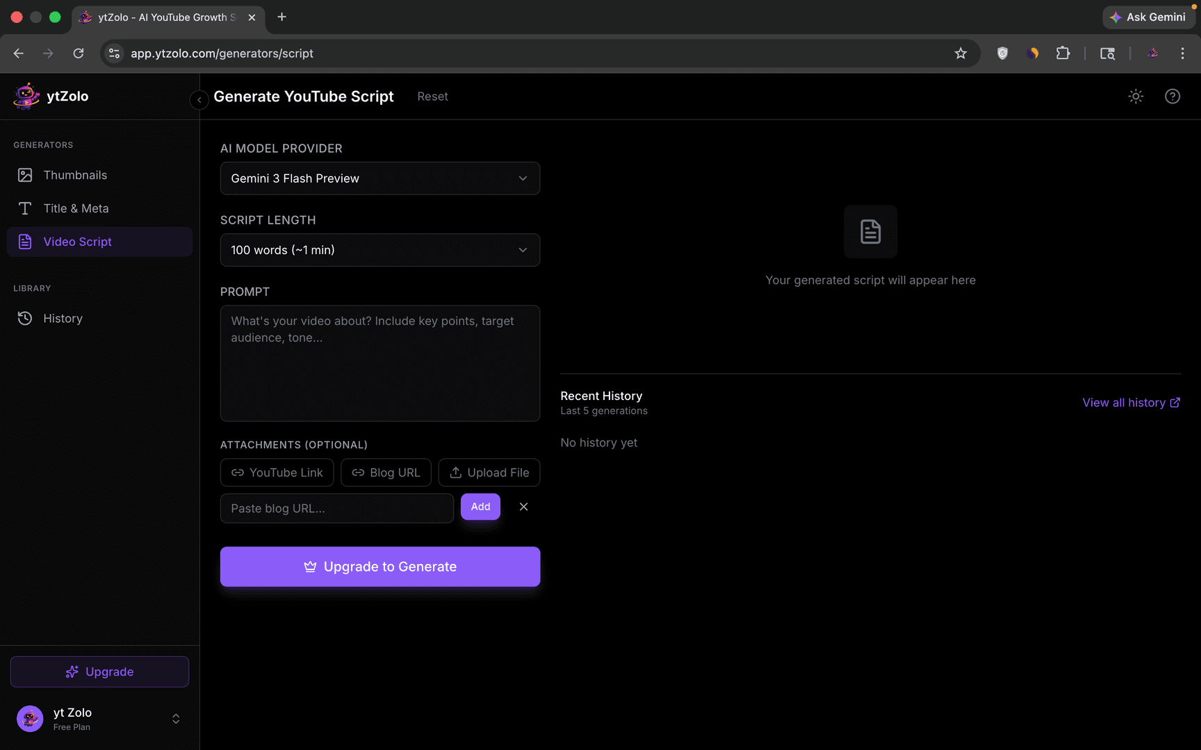 ytZolo: AI YouTube Content & Audio Studio image 4