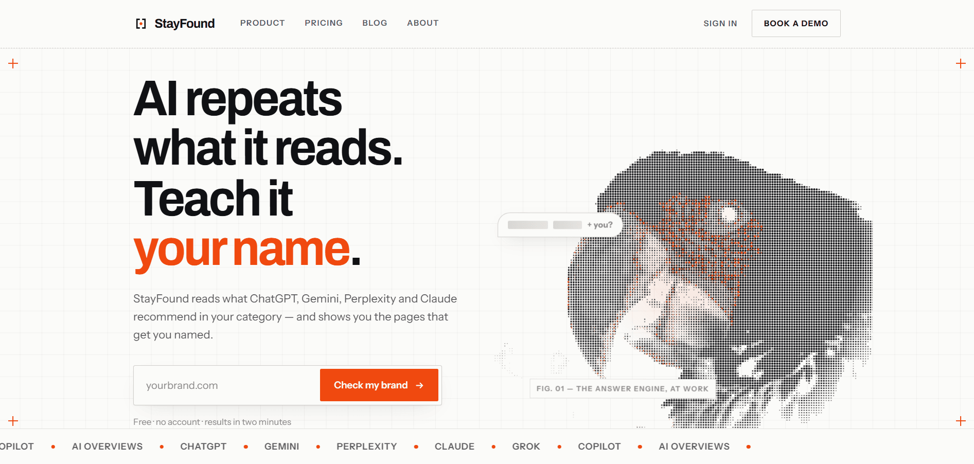 StayFound: Be the brand AI keeps recommending image 1