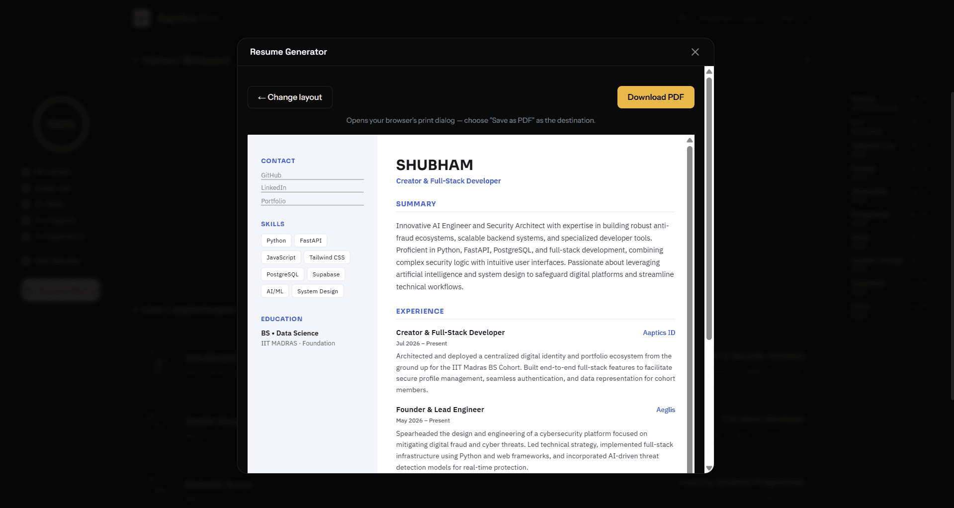 Aaptics ID | Developer Identity Hub image 4